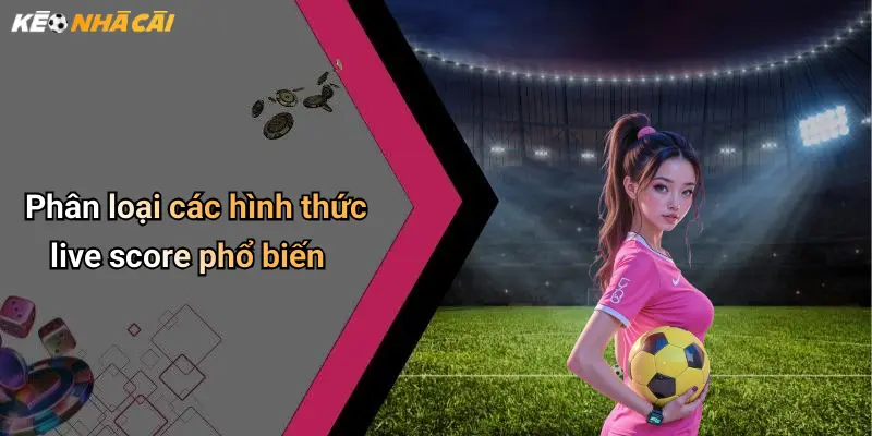 Phân loại các hình thức live score phổ biến