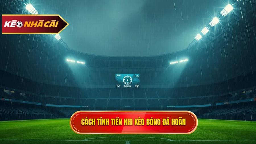 Quy định chung về cách tính tiền khi kèo bóng đá bị hoãn