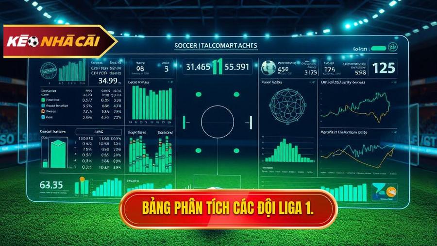 Bảng phân tích đặc điểm các đội bóng hàng đầu tại Liga 1