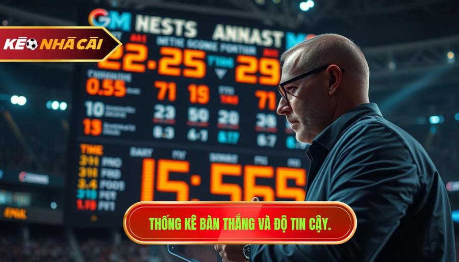 1. Thống kê bàn thắng và độ tin cậy.